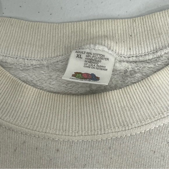 Vtg University of Kansas Jayhawks KU Crewneck Pullover Sweatshirt XL - Picture 6 of 12